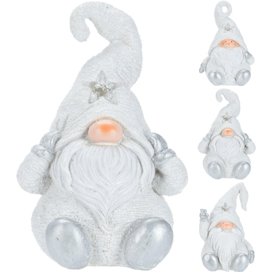 Νάνος Πολυρεζίν Λευκό 3 Σχδ LED 14x13x22