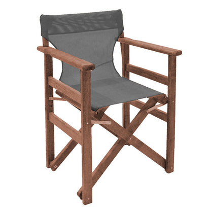 Τραπεζαρία Retto Σετ 5 Τμχ Μασίφ Ξύλο Οξιάς Καρυδί-Γκρι 120x75x71