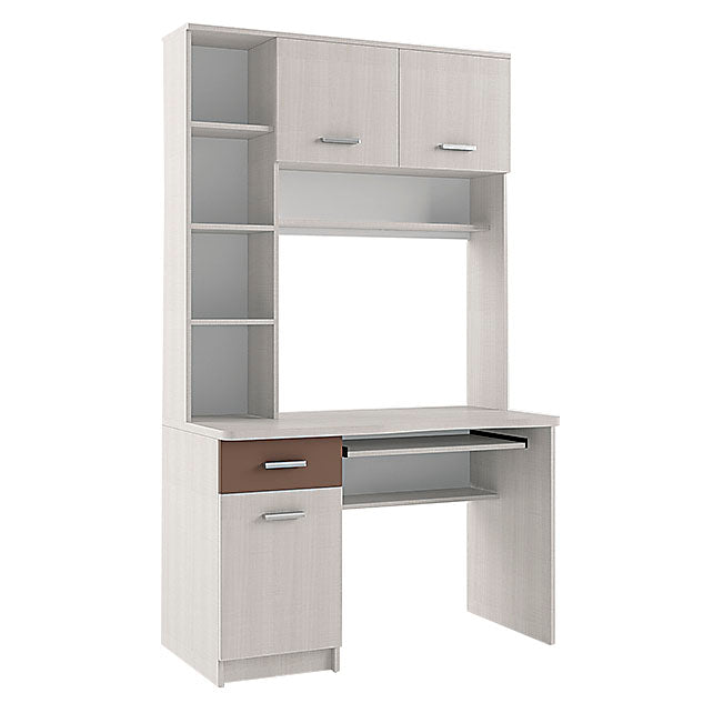 Γραφείο Cross Λευκό Latte-Mόκκα 120x59,2x202