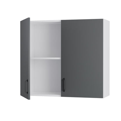 Modest Πάνω Ντουλάπι Ανθρακί 80x30x72