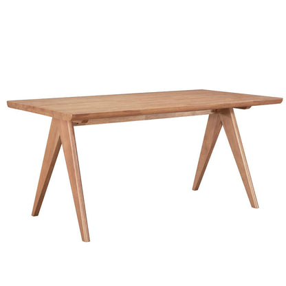 Τραπέζι Winslow Ξύλο Rubberwood σε Ανοιχτό Καρυδί Χρώμα 180x85x75