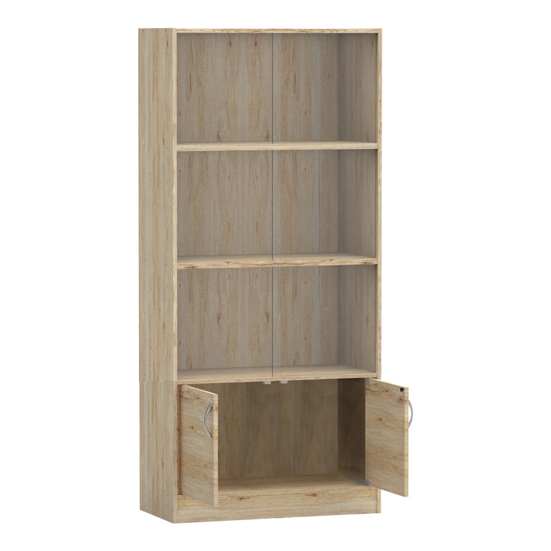    Βιβλιοθήκη Burcy Oak 80x40x177εκ