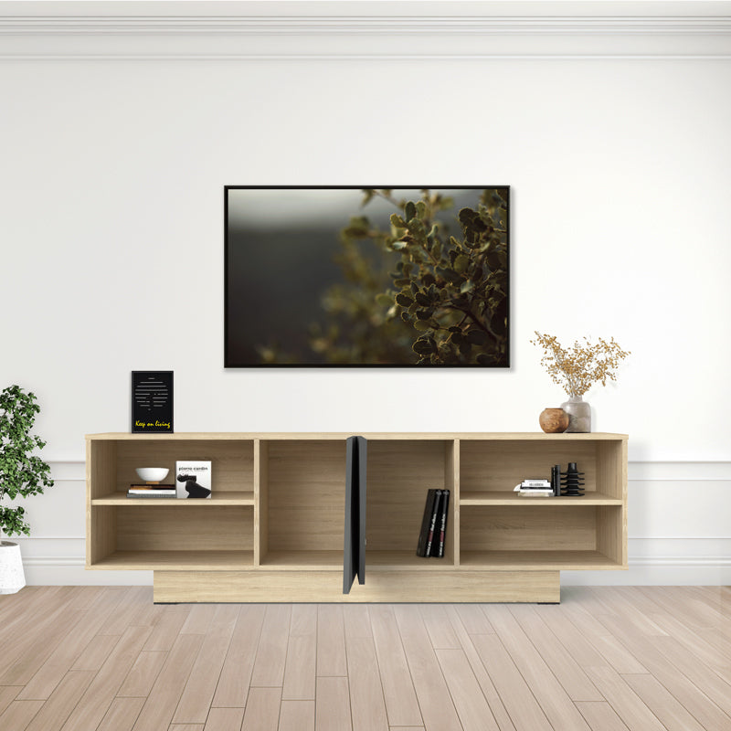 Έπιπλο Τηλεόρασης Stevie Sonoma-Ανθρακί 160x40x50