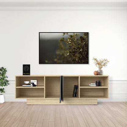 Έπιπλο Τηλεόρασης Stevie Sonoma-Ανθρακί 160x40x50