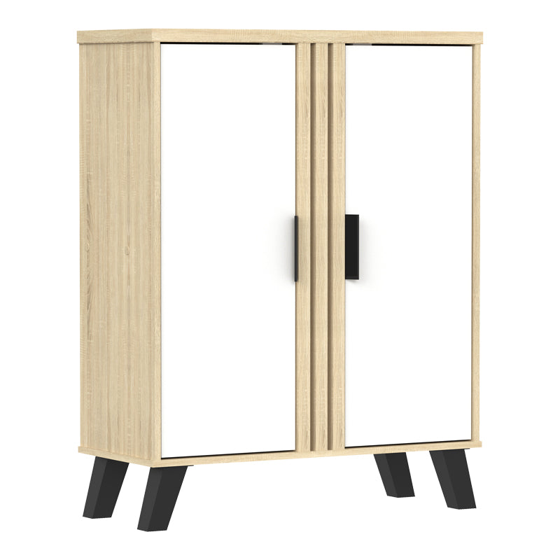 Παπουτσοθήκη-Ντουλάπι Shoby Λευκό-Sonoma 70.5x30x91