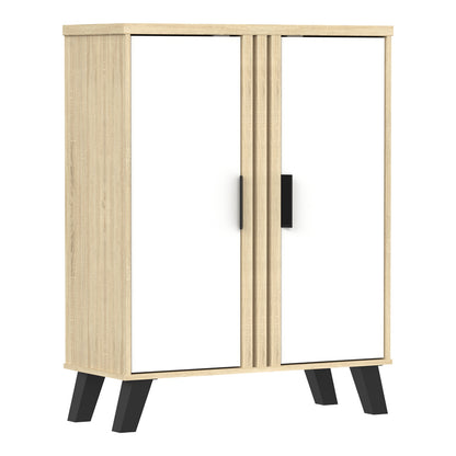 Παπουτσοθήκη-Ντουλάπι Shoby Λευκό-Sonoma 70.5x30x91
