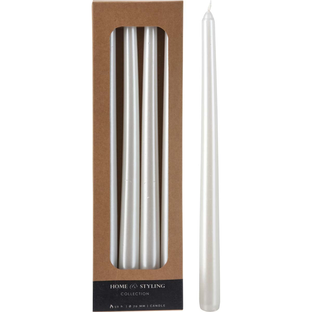 Κεριά Δείπνου Κόκκινο 30εκ S/4