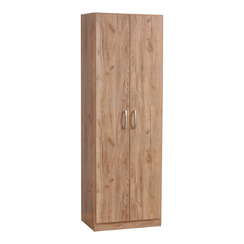 Ντουλάπα Jonar Δίφυλλη Oak Μελαμίνης 60x42x180