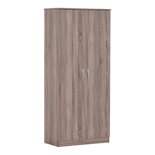    Ντουλάπα Ρούχων Δίφυλλη Zelia σε Sonoma-oak Απόχρωση 79x42x180