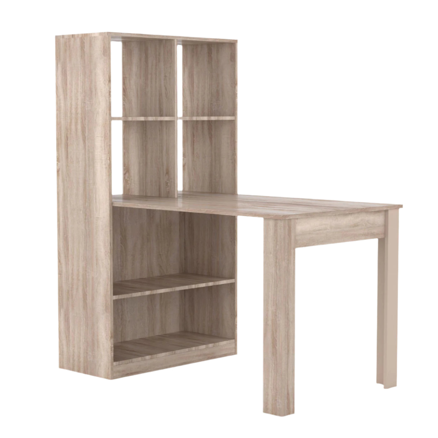Γραφείο-Τραπέζι Πολυχρηστικό Sonoma με Ράφια 80x133x150