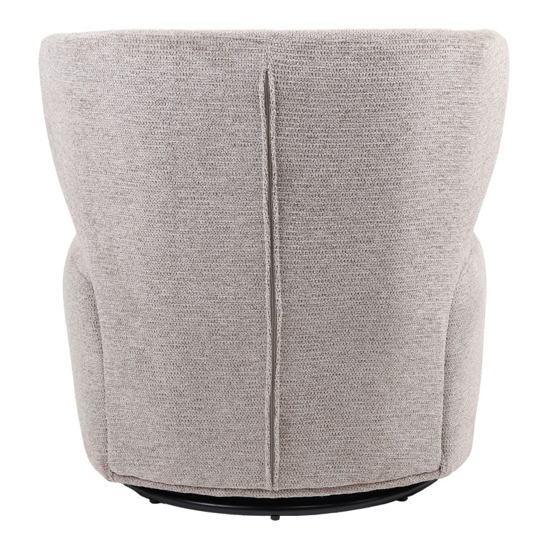 Πολυθρόνα Marelia Περιστρεφόμενη Λαδί Ύφασμα 73x76x76