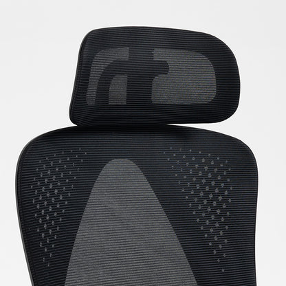 Καρέκλα Γραφείου Διευθυντή με Υποπόδιο Titan Premium Quality Ύφασμα-Mesh Χρώμα Μαύρο