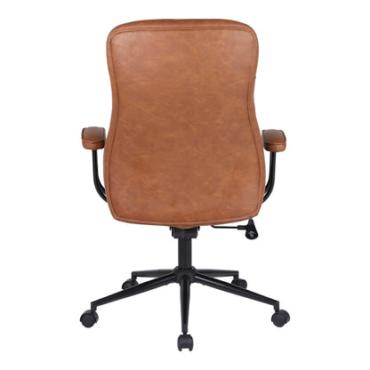 Καρέκλα Γραφείου Διευθυντή Philareti Καφέ PU 74x71,5x108-118