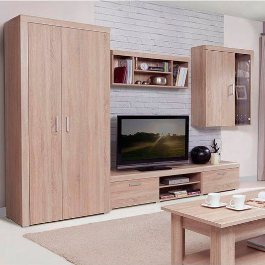 Σύνθεση Τηλεόρασης Damis 320.5x55x203 Sonoma
