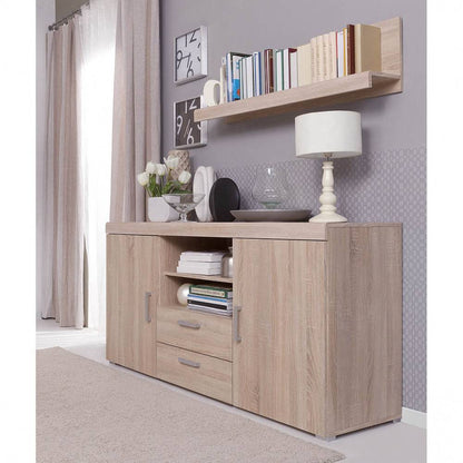 Σετ Μπουφέ με Ράφι Damis 164x45x80 Sonoma