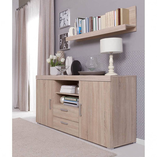 Σετ Μπουφέ με Ράφι Damis 164x45x80 Sonoma