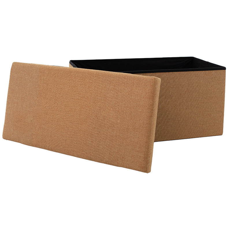 Σκαμπό-Μπαούλο Greatness Ύφασμα Μπεζ 76x38x38