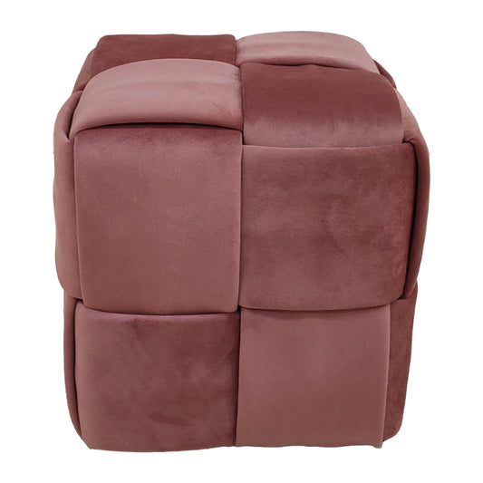 Σκαμπό Jisko Σάπιο Μήλο Βελούδο 38x38x40