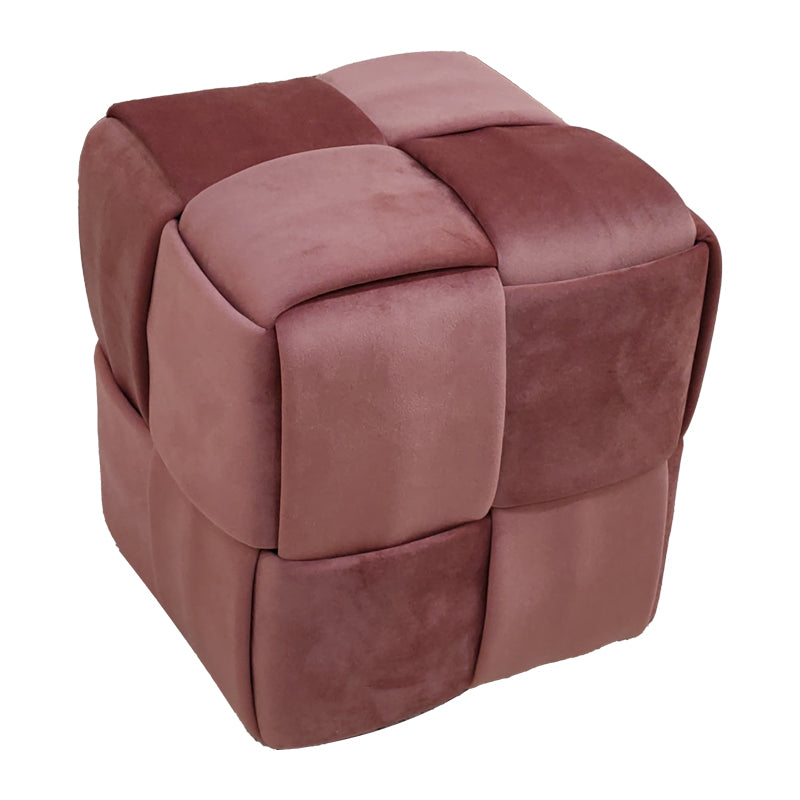 Σκαμπό Jisko Σάπιο Μήλο Βελούδο 38x38x40