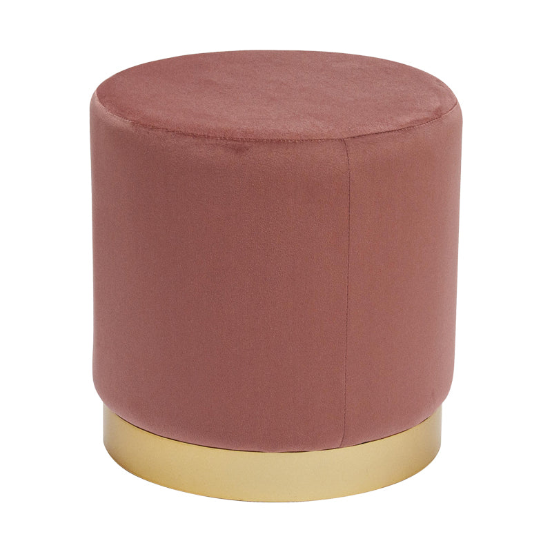 Σκαμπό Dash Βελούδο Σάπιο Μήλο-Χρυσό Φ35x35