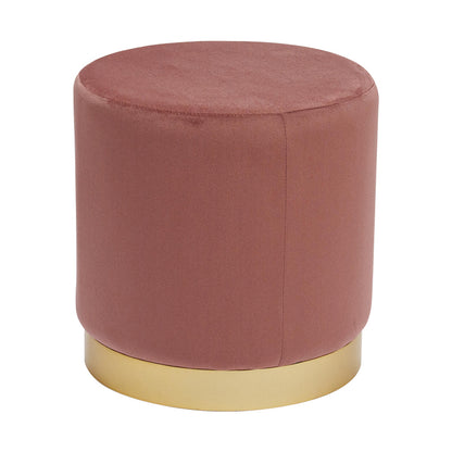 Σκαμπό Dash Βελούδο Σάπιο Μήλο-Χρυσό Φ35x35