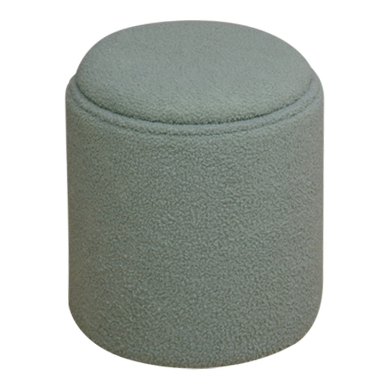 Σκαμπό-Μπαούλο Batur Μπουκλέ Ύφασμα σε Χακί Απόχρωση Φ34x38