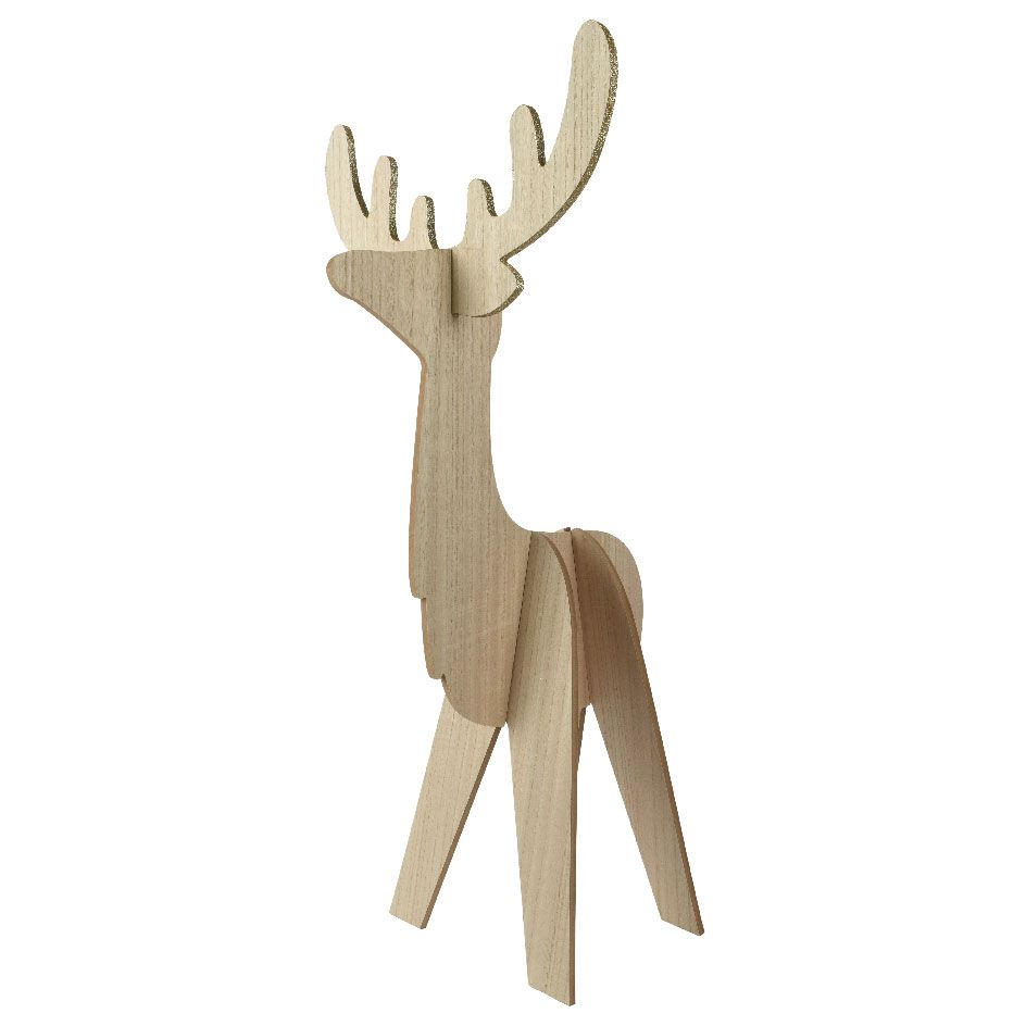 Ξύλινος Τάρανδος 31x25x48