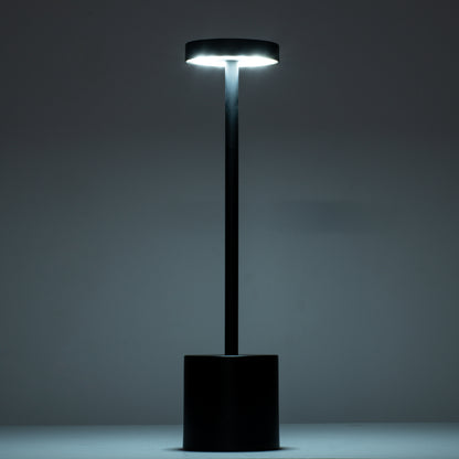 JOJO 76522 Μοντέρνο Επιτραπέζιο Φωτιστικό Πορτατίφ LED 1.5W 105lm 120° DC 5V Επαναφορτιζόμενο με Μπαταρία Li-ion 1800mAh - Διακόπτη Αφής με 3 Εναλλαγές Φωτισμού CCT Θερμό - Φυσικό - Ψυχρό 1500K - 4500K - 6000K Dimmable - D8 x H34cm - Χάλκινο