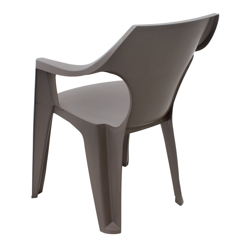 Πολυθρόνα Πολυπροπυλενίου Dante Χρώμα Cappuccino 57x55x79