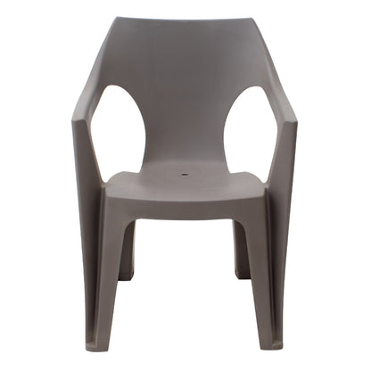 Πολυθρόνα Πολυπροπυλενίου Dante Χρώμα Cappuccino 57x55x79