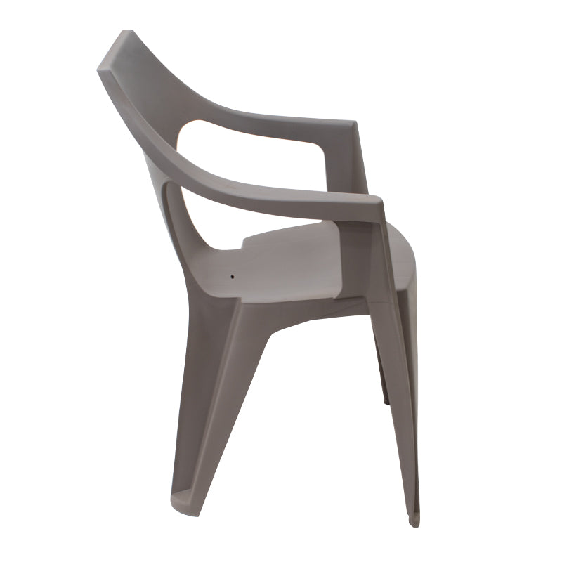 Πολυθρόνα Πολυπροπυλενίου Dante Χρώμα Cappuccino 57x55x79