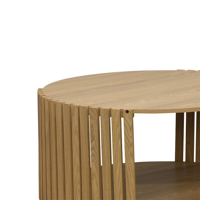 Τραπέζι Σαλονιού Heavenly MDF Φυσικό Φ83x38
