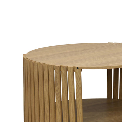 Τραπέζι Σαλονιού Heavenly MDF Φυσικό Φ83x38