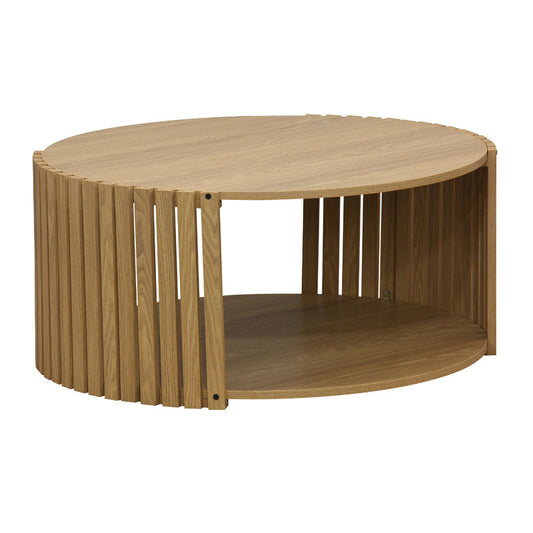 Τραπέζι Σαλονιού Heavenly MDF Φυσικό Φ83x38