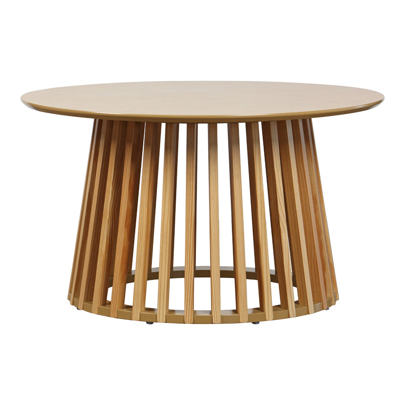 Τραπέζι Σαλονιού Domonic MDF/PW σε Φυσική Απόχρωση Φ80x45