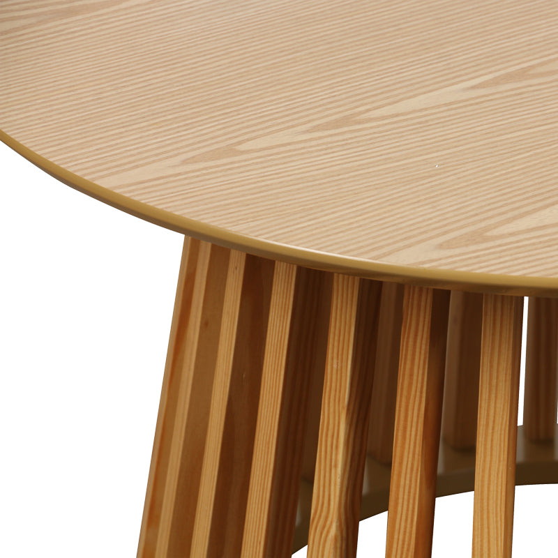 Τραπέζι Σαλονιού Domonic MDF/PW σε Φυσική Απόχρωση Φ80x45