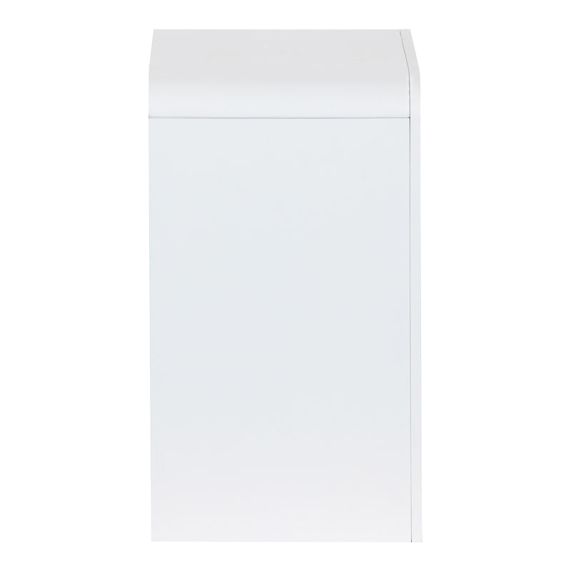 Κομοδίνο Zeplen MDF σε Λευκή Απόχρωση 40x30x53