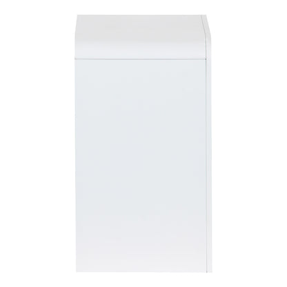 Κομοδίνο Zeplen MDF σε Λευκή Απόχρωση 40x30x53