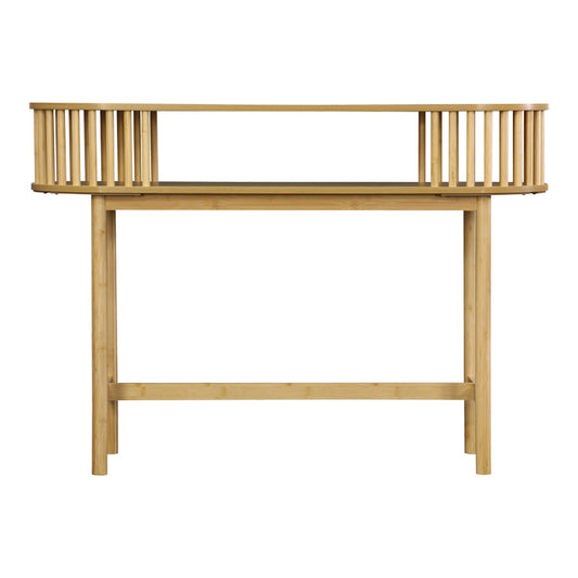 Κονσόλα Nodial MDF/Bamboo σε Φυσική Απόχρωση 120x39x85