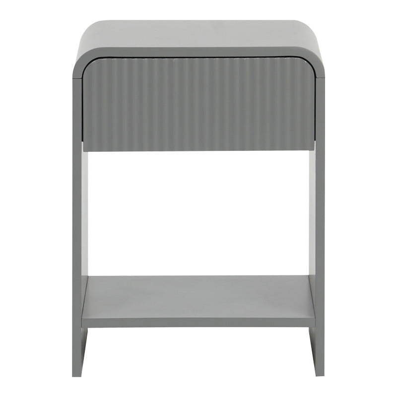 Κομοδίνο Zeplen MDF σε Γκρι Απόχρωση 40x40x53