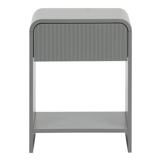 Κομοδίνο Zeplen MDF σε Γκρι Απόχρωση 40x40x53