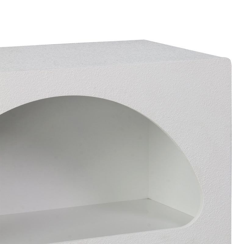 Βιβλιοθήκη-Ραφιέρα Emersi MDF σε Λευκή Απόχρωση 70x35x100