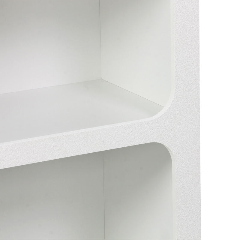 Βιβλιοθήκη-Ραφιέρα Emersi MDF σε Λευκή Απόχρωση 70x35x100