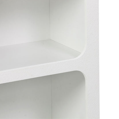 Βιβλιοθήκη-Ραφιέρα Emersi MDF σε Λευκή Απόχρωση 70x35x100