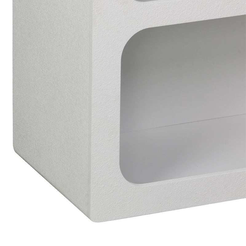 Βιβλιοθήκη-Ραφιέρα Emersi MDF σε Λευκή Απόχρωση 70x35x100