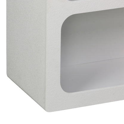 Βιβλιοθήκη-Ραφιέρα Emersi MDF σε Λευκή Απόχρωση 70x35x100