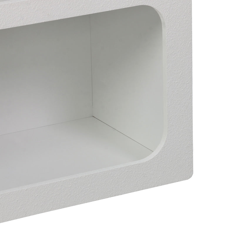 Βιβλιοθήκη-Ραφιέρα Emersi MDF σε Λευκή Απόχρωση 70x35x100