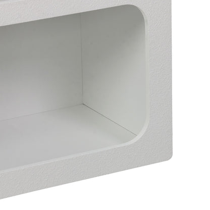 Βιβλιοθήκη-Ραφιέρα Emersi MDF σε Λευκή Απόχρωση 70x35x100