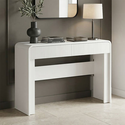 Κονσόλα Zeplen Λευκό MDF 110x38x75