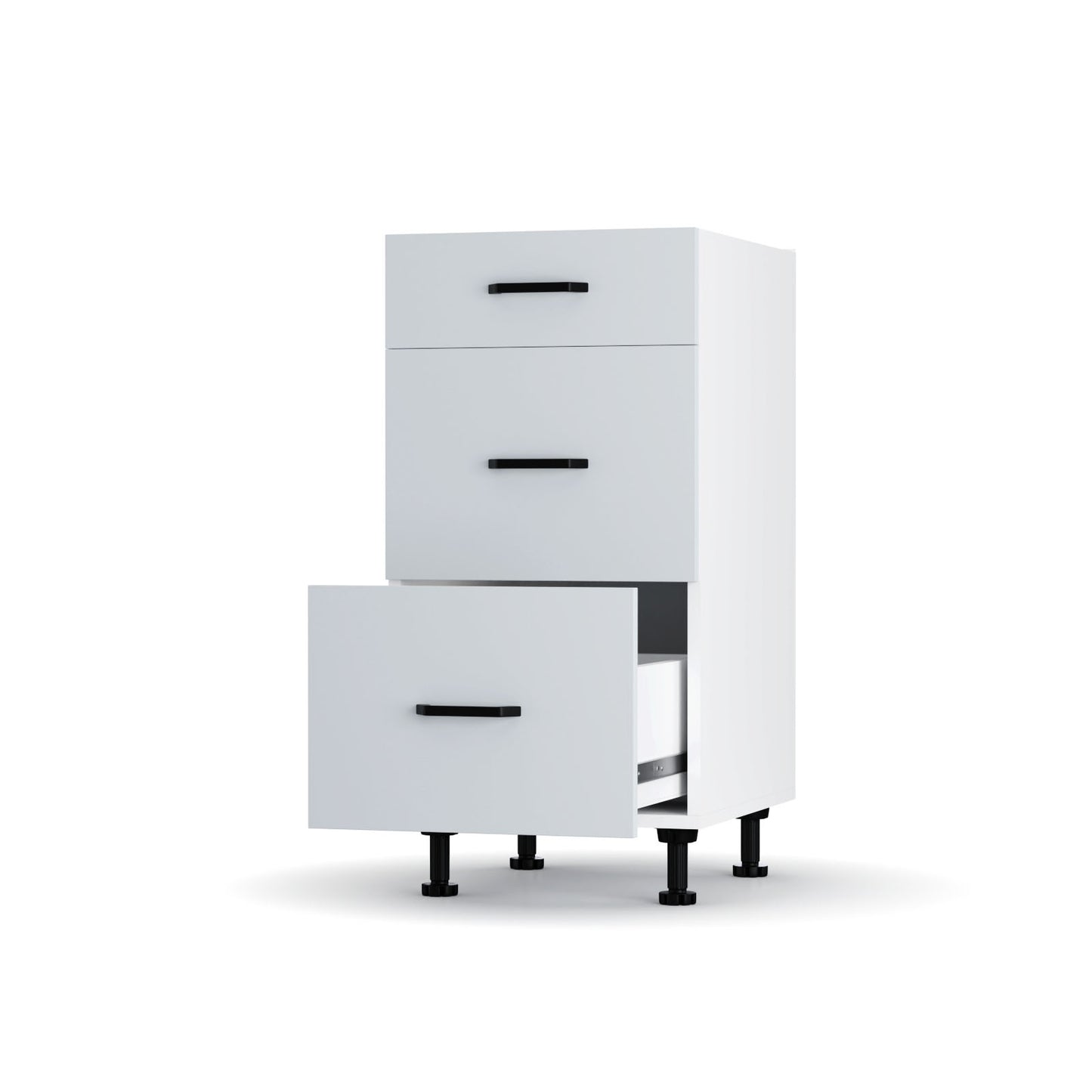 Modest Κάτω Ντουλάπι Συρταριέρα Γκρι 40x48x82